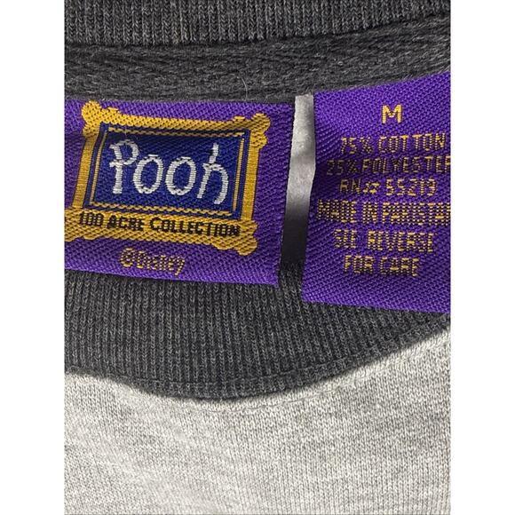 Vintage‎ Winnie The Pooh Sweatshirt Disney Jerry Leigh Sz M 100 Acre Wood Y2K - Picture 6 of 7